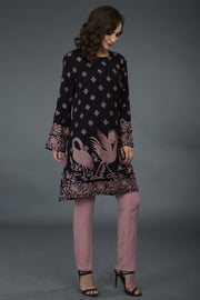 MUAVE BIRDS TUNIC TOP