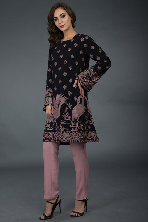 MUAVE BIRDS TUNIC TOP
