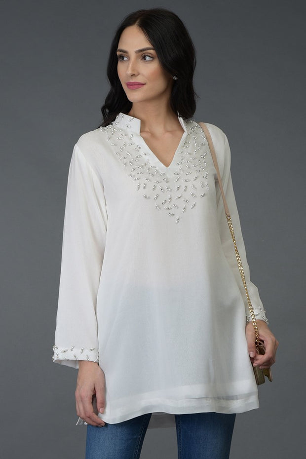 CRYSTAL BEES TUNIC TOP