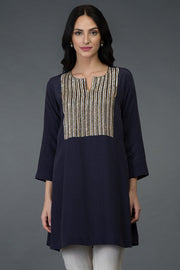 ECLIPSE BLUE TUNIC TOP