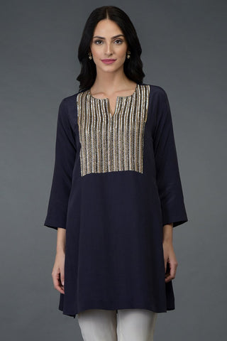 ECLIPSE BLUE TUNIC TOP