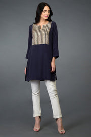 ECLIPSE BLUE TUNIC TOP