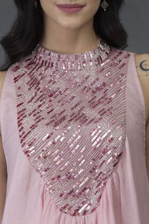 PRESSED ROSE TUNIC TOP