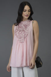 PRESSED ROSE TUNIC TOP