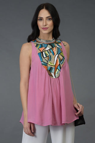 CARNATION BLINK TUNIC TOP