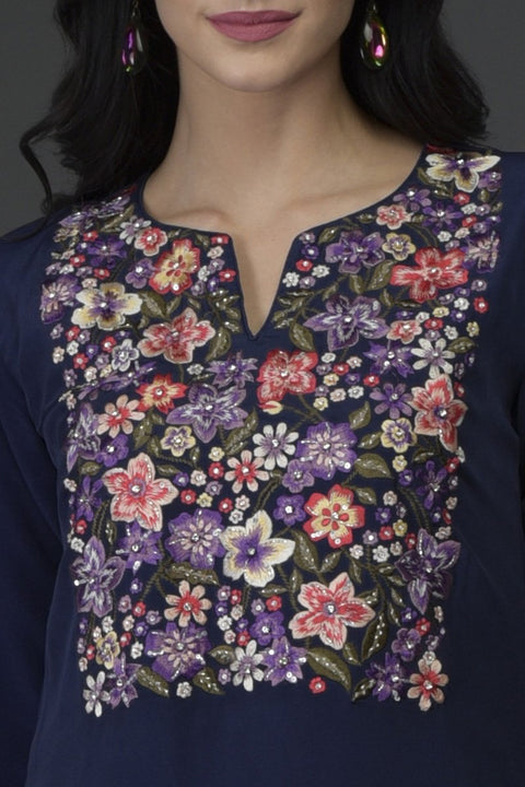 FLORAL MINES TUNIC TOP