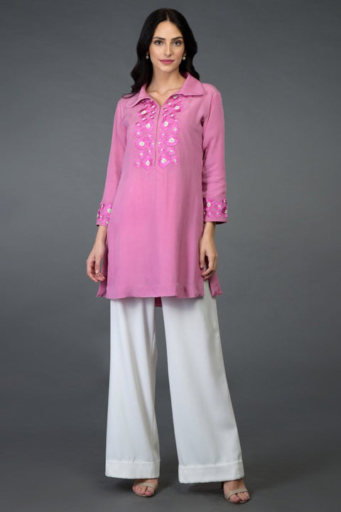 SUNFLOWER CARNATION TUNIC TOP