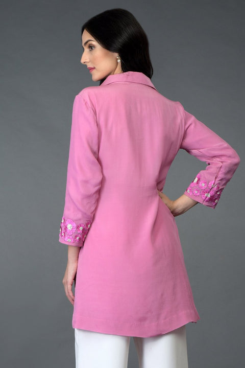 SUNFLOWER CARNATION TUNIC TOP