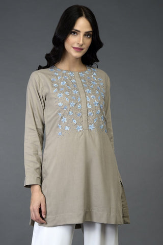STARFISH RESHAM TUNIC TOP