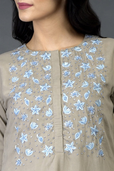 STARFISH RESHAM TUNIC TOP
