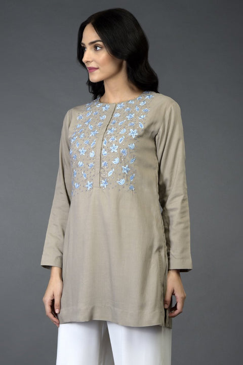 STARFISH RESHAM TUNIC TOP