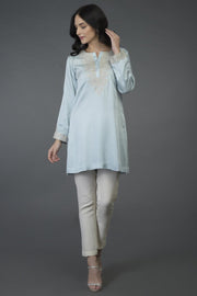 ROYAL SILVER TUNIC TOP