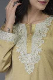 ROYAL GOLD TUNIC TOP