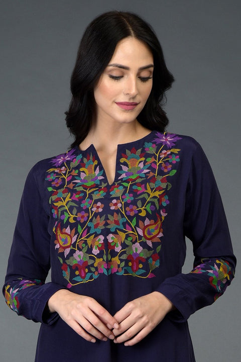FLORAL MUSE TUNIC TOP