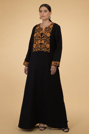 BLACK MUSTARD KAFTAN