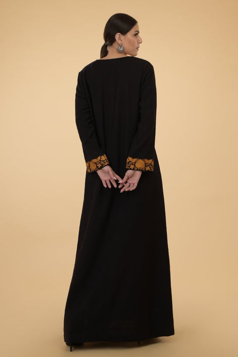 BLACK MUSTARD KAFTAN