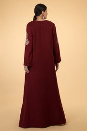 MAROON PAISLEY KAFTAN