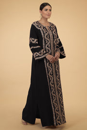 BATHED LEAVES GOLD KAFTAN