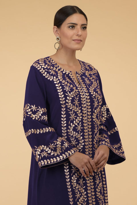 BLUE MOON GOLD KAFTAN
