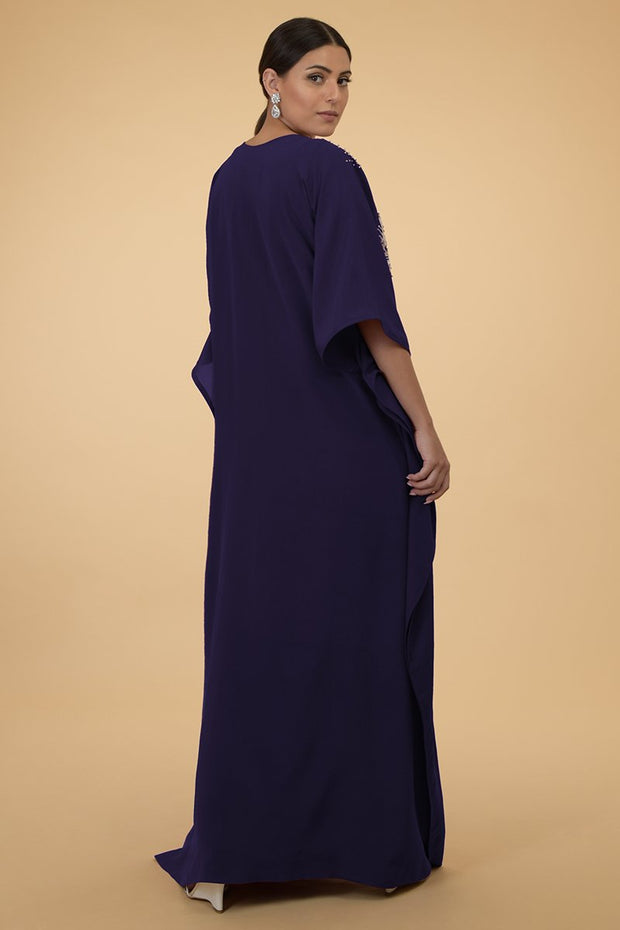 SILVER FERNS BLUE KAFTAN