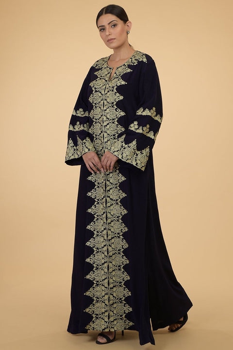PAISLEY HILLS BLUE KAFTAN