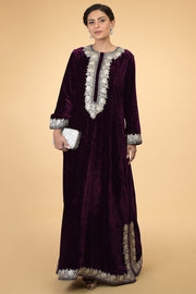 PLUM SILVER KAFTAN