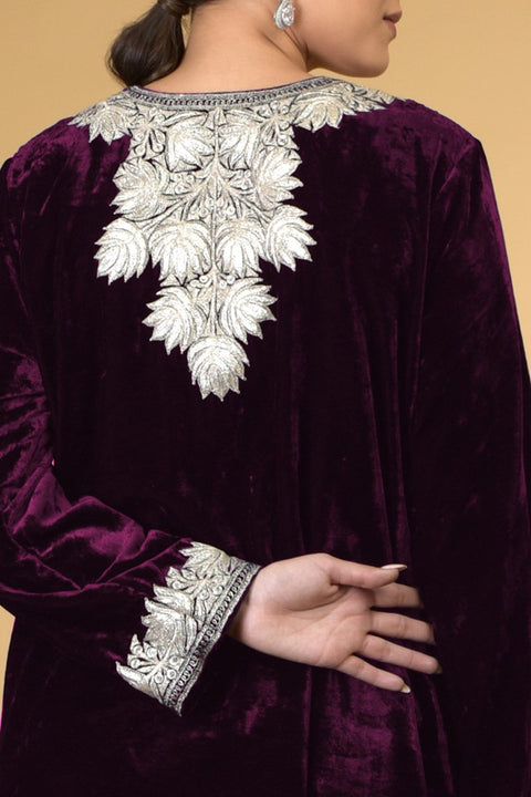 PLUM SILVER KAFTAN