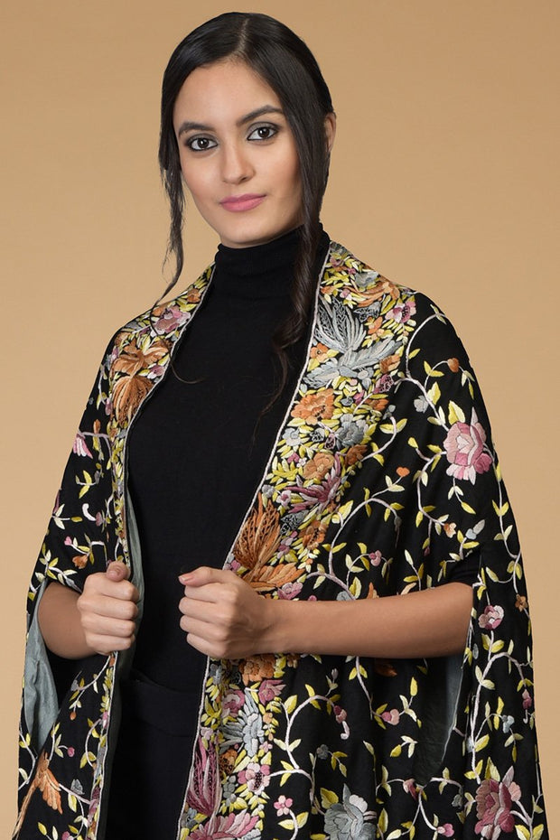 FLORA PASHMINA CAPE