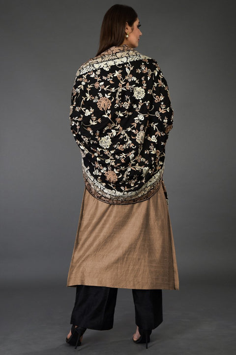 WHITE DEW PASHMINA SHAWL