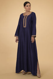 ECLIPSE BLUE GOLD KAFTAN