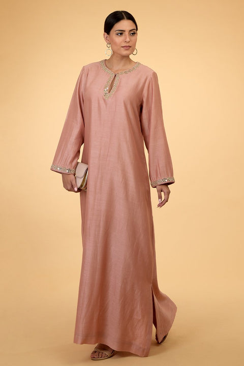 PRESSED ROSE KAFTAN