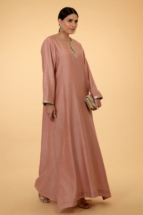 PRESSED ROSE KAFTAN