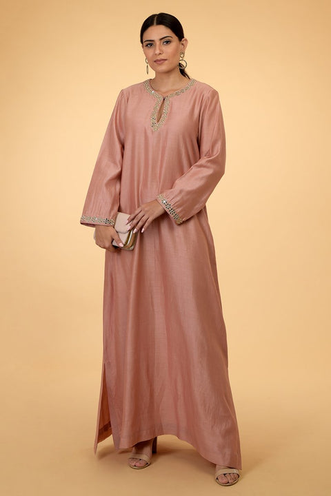 PRESSED ROSE KAFTAN