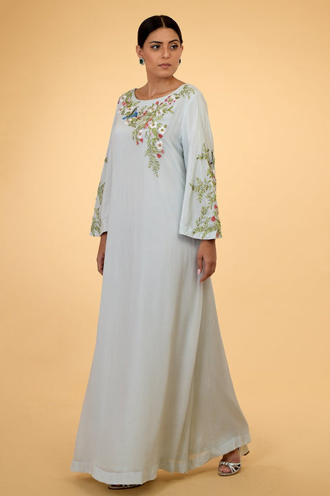 SERENITY BLUE KAFTAN