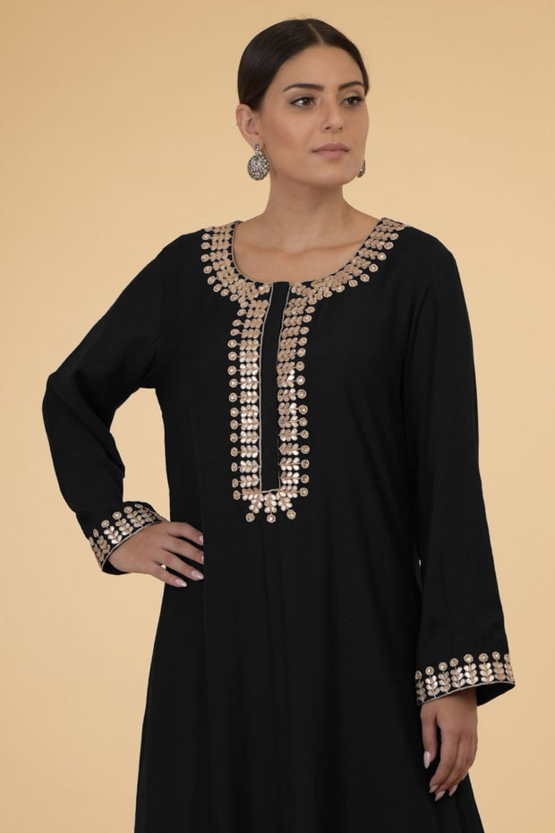 BLACK GOLD KAFTAN