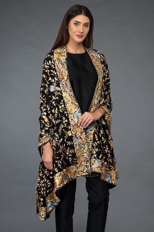 GOLDEN AURA PASHMINA SHAWL
