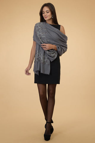 AZELIA GREY SCARF