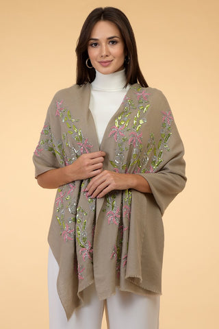 FLORENE BEIGE SCARF