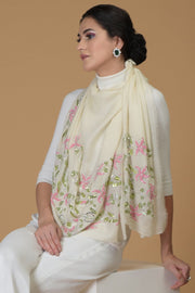FLORENE IVORY SCARF