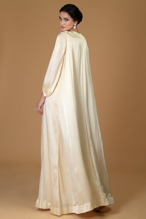 MOONSTONE V-NECK CRYSTAL DRESS