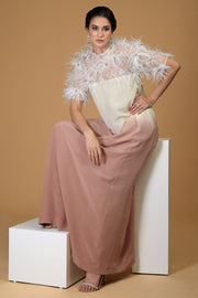 ASIAN PARADISE FEATHER DRESS