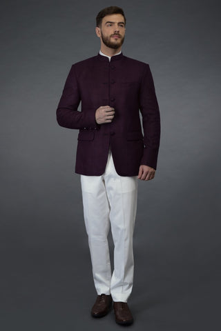 GALLANT WINE JACKET SET