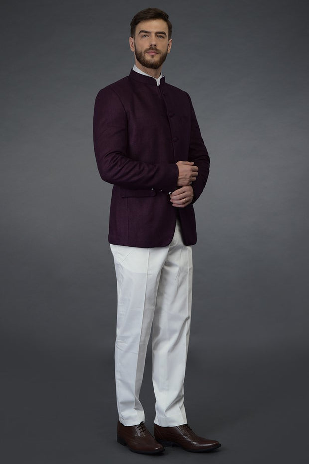 GALLANT WINE JACKET SET