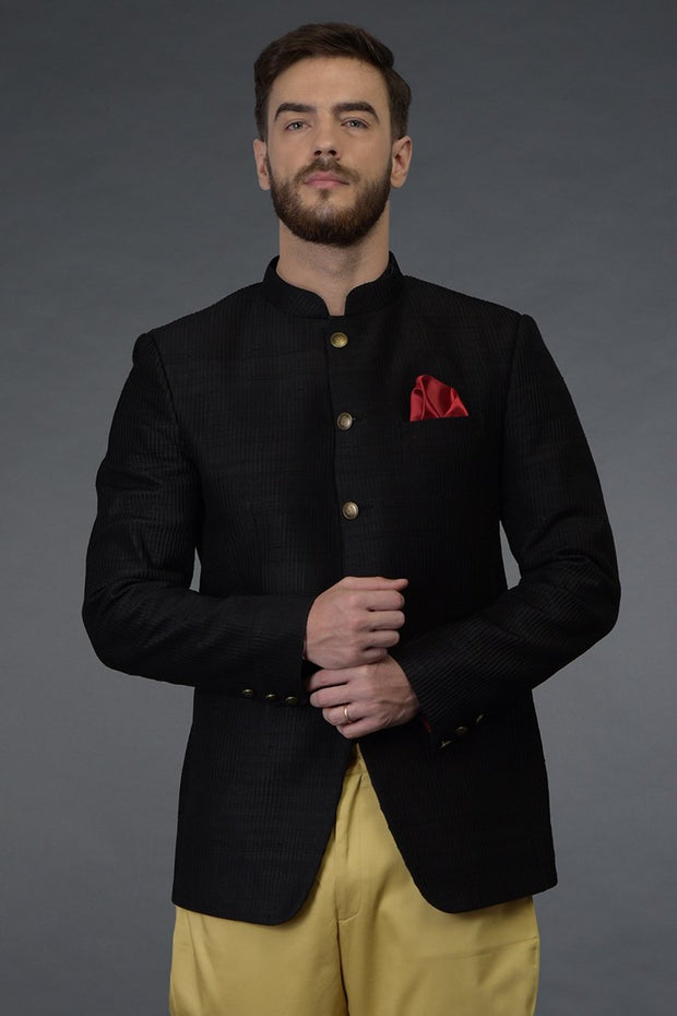 MAN OF HONOR BLACK JACKET SET