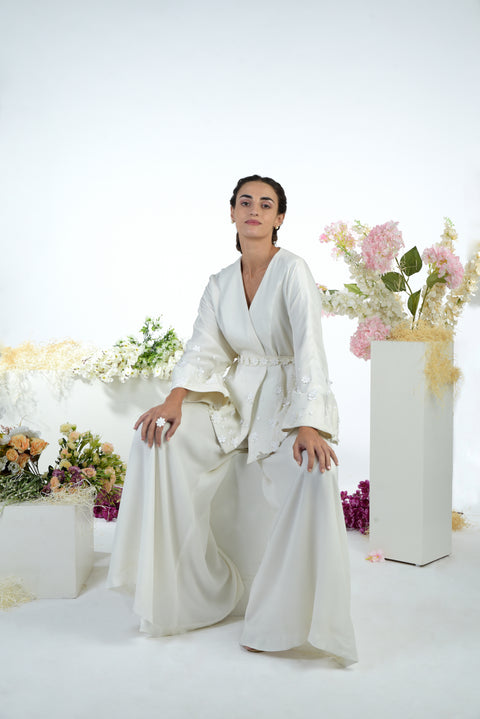 Snow Vine Kimono Jacket Set