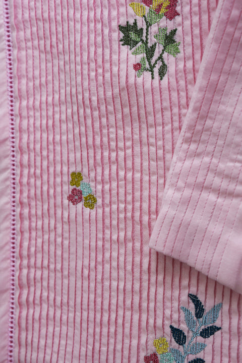 Emma Thread Embroidered Shift Dress