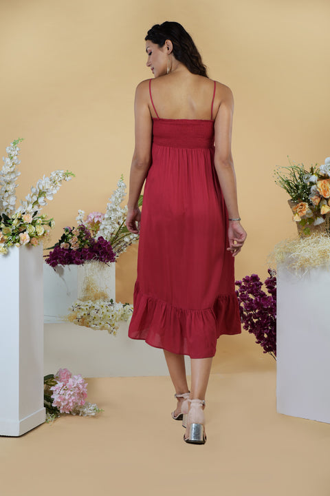 Elizabeth Embroidered Strap Dress