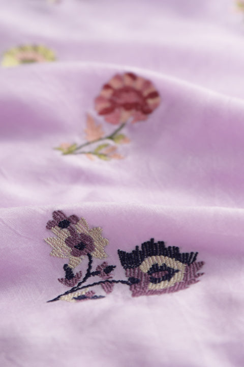 Julia Embroidered Slit Dress