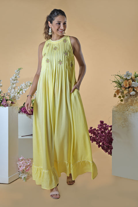 Katherine Embroidered Maxi Dress