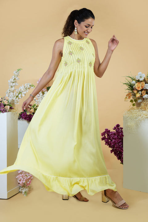 Katherine Embroidered Maxi Dress